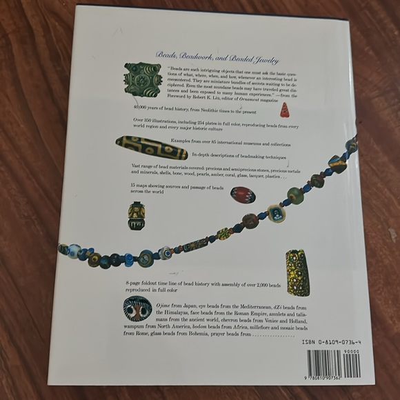 The History of Beads: From 30,000 B.C. to the Present Hardcover Book - Picture 6 of 6